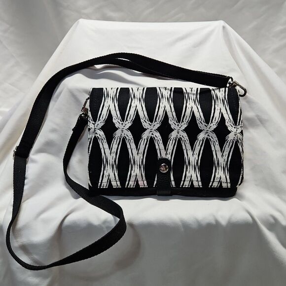 thirty-one Handbags - Thirty-One 31 Double Up Crossbody Purse Black Links